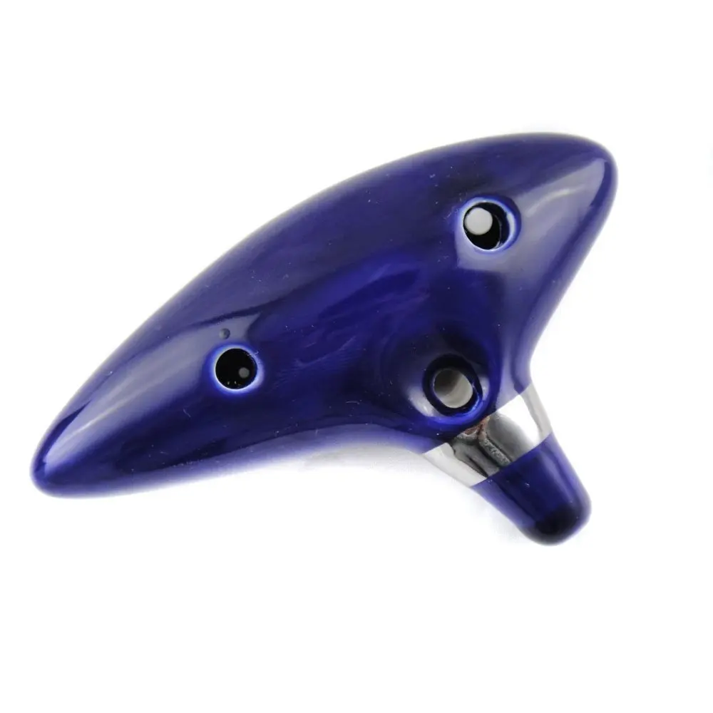 Ocarina 12 otwór Alto C klucz flet Ocarina Folk Instrument muzyczny flet Ocarina z książką piosenki z podstawką obudowa ochronna