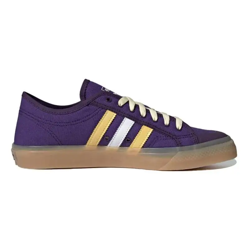 حذاء رياضي Adidas Nizza Lo Wales Bonner باللون الأرجواني G58134