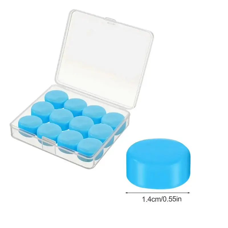 Tapones reutilizables para los oídos para dormir, tapones cómodos de silicona para los oídos, protección contra el ruido, tapones para los oídos de viaje, tapones para los oídos impermeables para natación