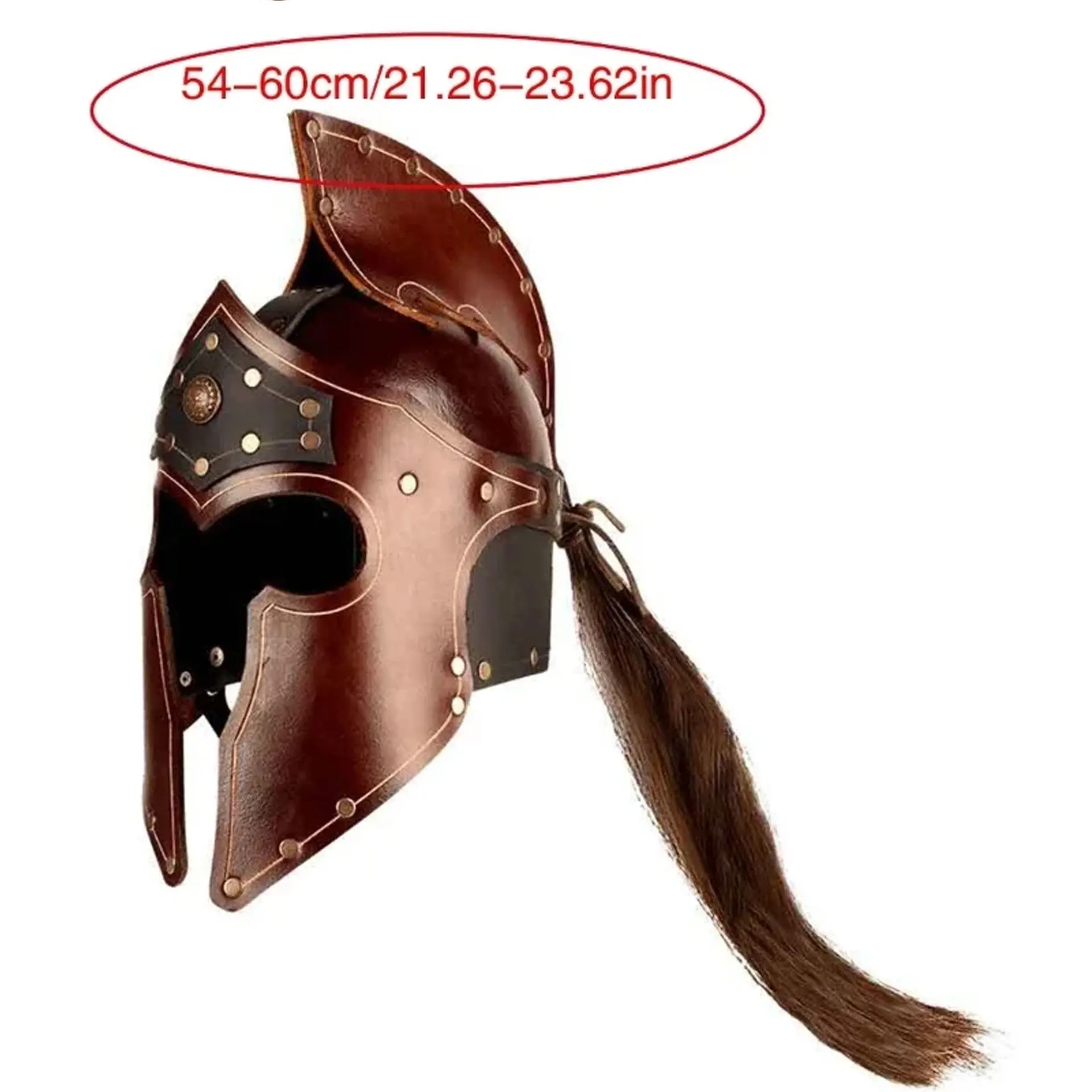 Warrior Gladiator Helmets Halloween Cosplay Medieval Renaissance Imperial Guard Costume Movie Character Mask Adult Kid Helmet view 5