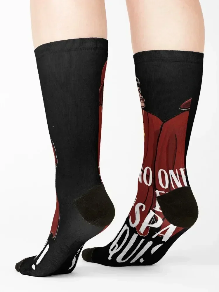 No One Expects the Spanish Inquisition! Socks Stockings man funny gift man with print Mens Socks Women's