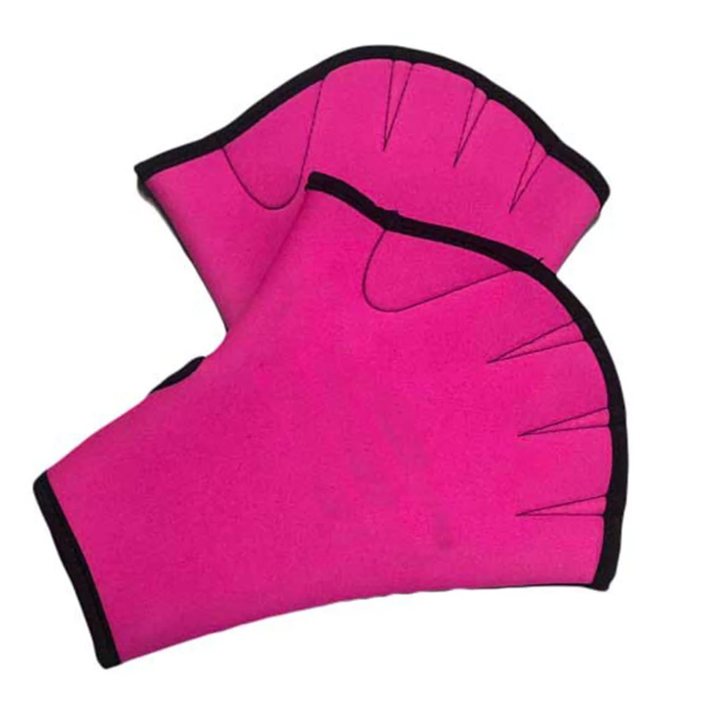 Water Aerobics And Swimming Training Gloves Webbed Paddle Diving Gloves Neoprene Gloves For Swim Flipper For Men Women Children