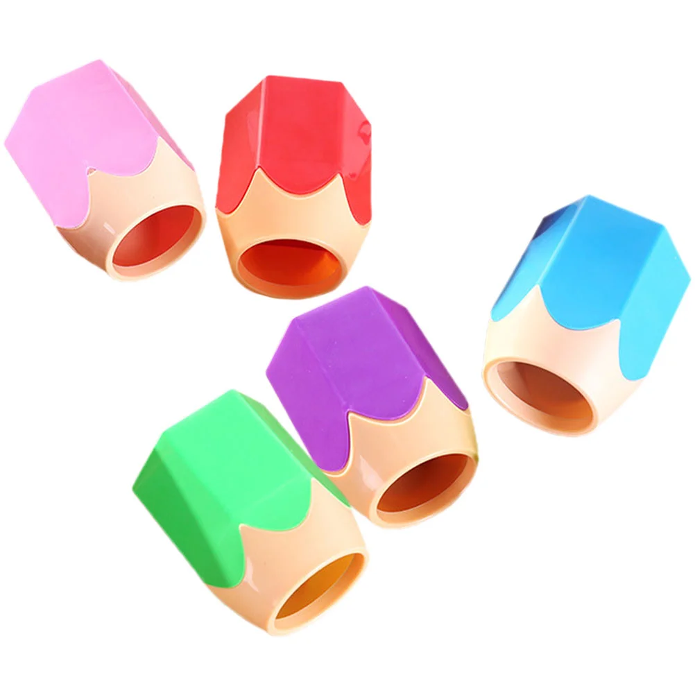 5 Pcs Organizer Student Stationery Desktop Storage Pen Holder Office Pencil Case Abs Dispenser