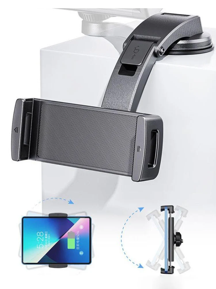 Suction Cup Tablet Car Holder Adjustable Mobile Bracket Stand For Samsung Galaxy Z Fold 4 3 2 Phone Mount  For Ipad GPS Holder