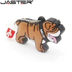 JASTER Lovely mini Bulldog USB Flash Drive cute animal cartoon USB 2.0 4gb/8gb/16gb/32gb/64gb Real capacity USB memory stick