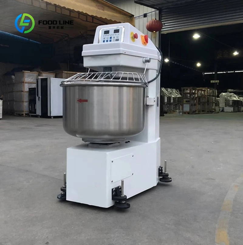 Customized Industrial Save Labor Cost Baking Equipment 20L 8KG Bread Dough Maker Spiral Mixer flour mixer 2 speed dough mixer