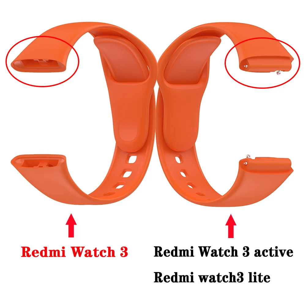 الرسمية نفس سوار ل شاومي Redmi ساعة 3 نشط استبدال سيليكون حزام ل Redmi Watch3 لايت ساعة ذكية الأساور