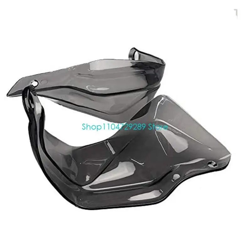 D8KE Motorcycle Handguard Add-On Wind Deflector Pair, Fitted Plastic Panels that Help Move Wind from the Hand Area During