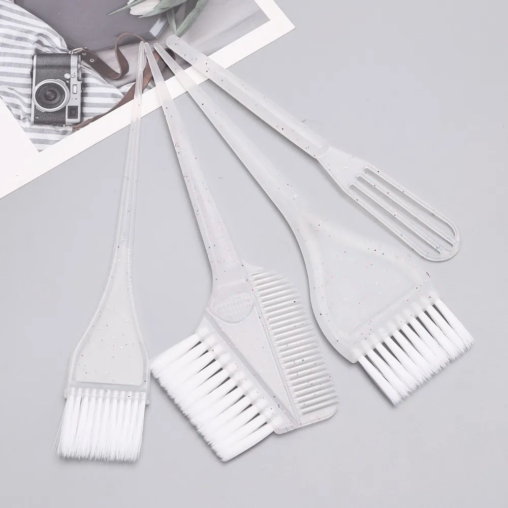 

5Pcs/Set Hairdressing Professional Hair Dyeing Kit Hair Coloring Tail Comb Hair Color Dye Bowl Bleaching Applicator Tools