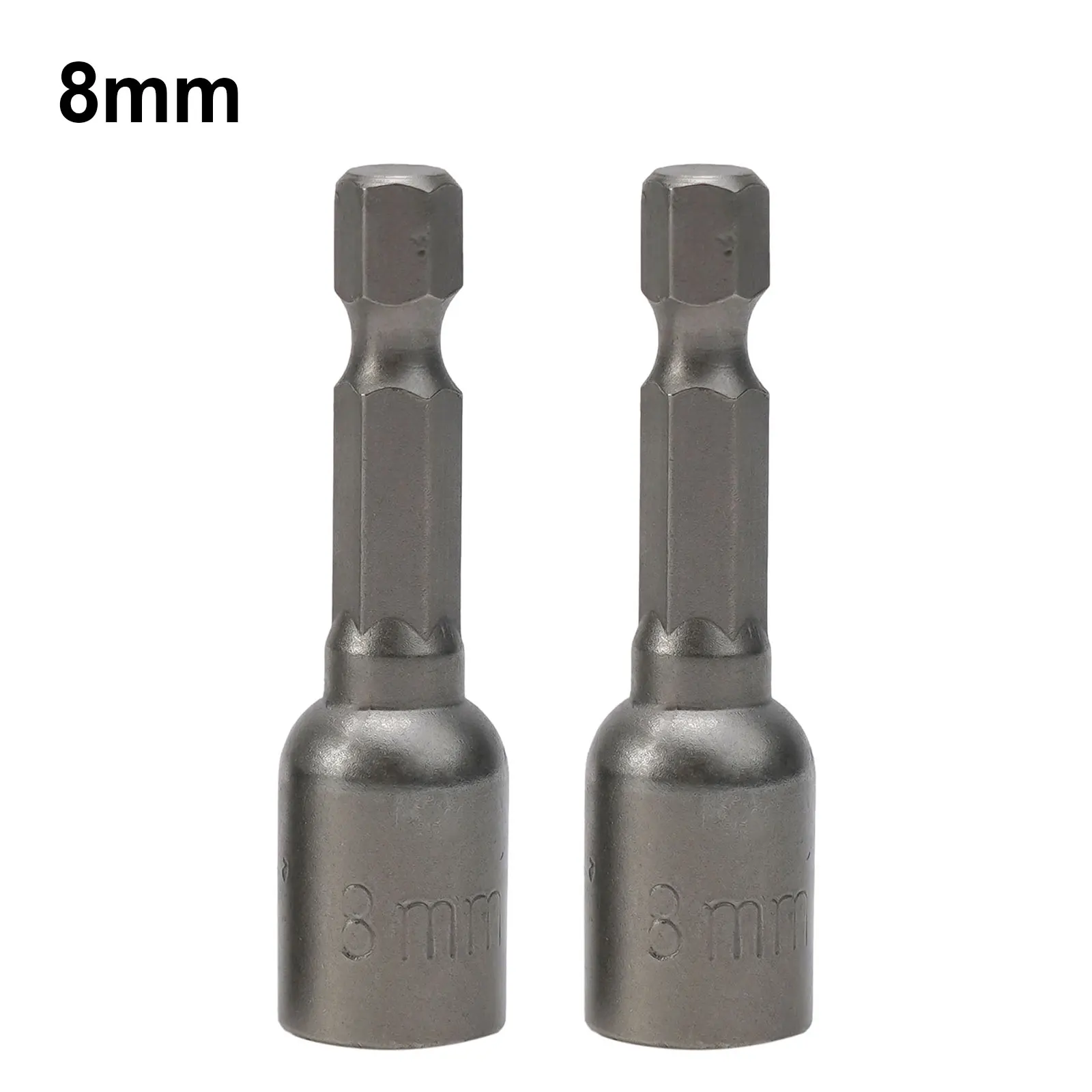 2Pcs Socket Magnetic Nut Screwdriver 1/4 Hex Drill Bit Adapter 8mm 10mm 13mm For Power Drills Drivers Socket Kit