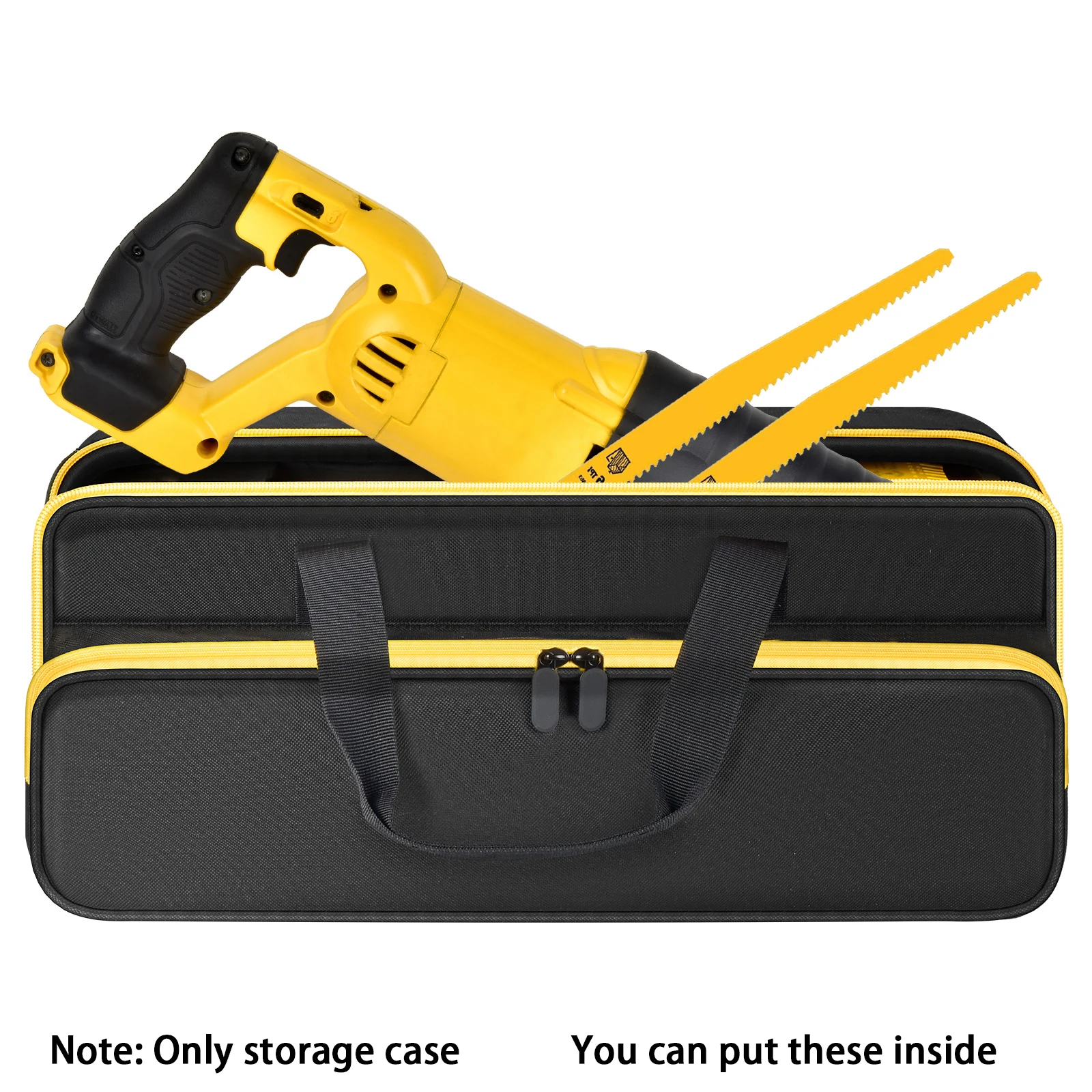 （CASE ONLY)Dedicated Storage Case Compatible for Makita JR184DZ/JR189DZ, for HiKoki 18V Saber Saw Reciprocating Saw CR18DA Batte