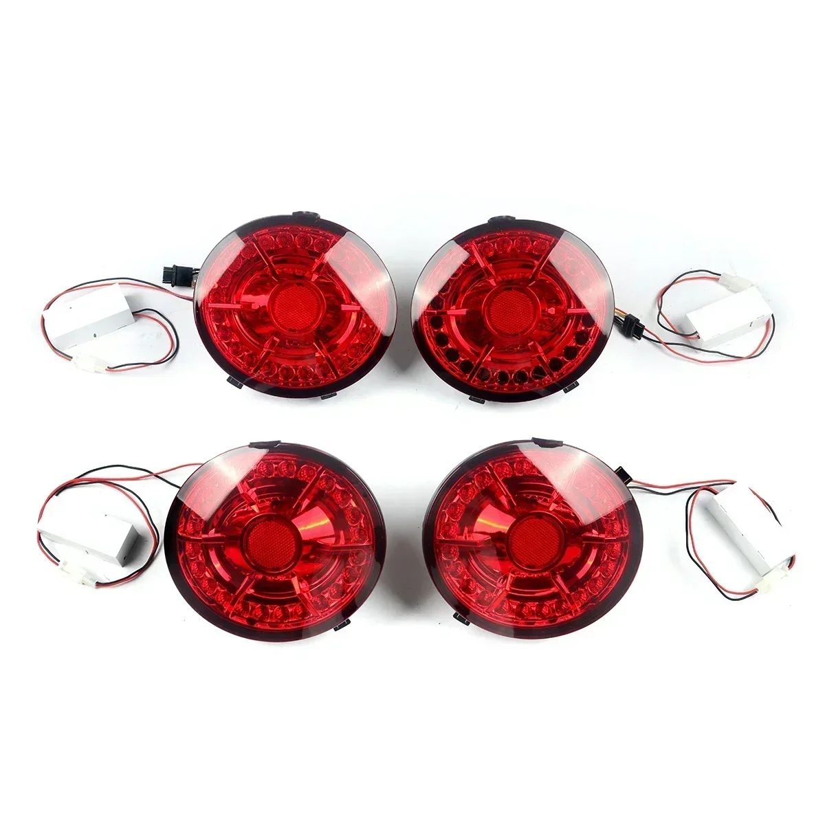 4x LED Tail Light Assembly for Chevrolet Corvette C6 Coupe 2005-2013 Tail Lights Brake Stop Lamp Rear Light Car Accessories