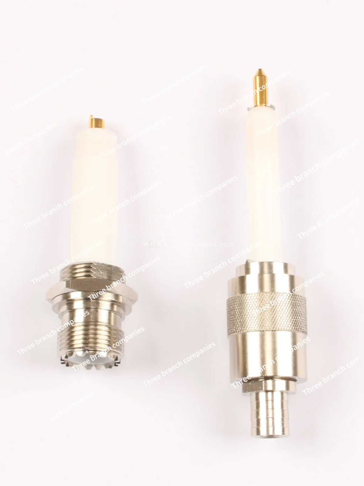 10kV High Voltage Connector with Locking Microwave Source Terminal Cable Head Metal Coaxial Welding KC25202