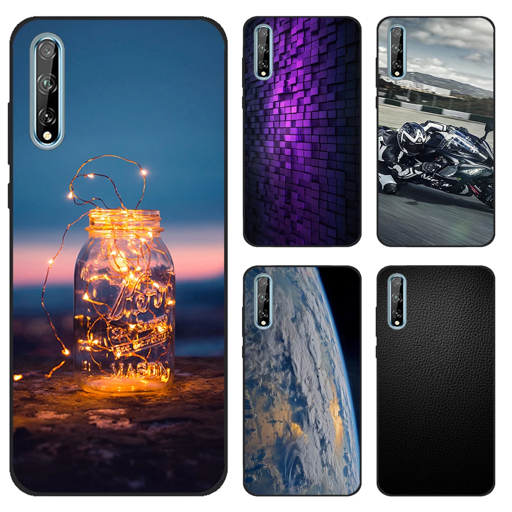 For Coque Huawei Y8P Case 2020 Silicone Painted TPU Soft Back Cover Phone Case For Huawei Y8P AQM-LX1 Y 8P 6.3