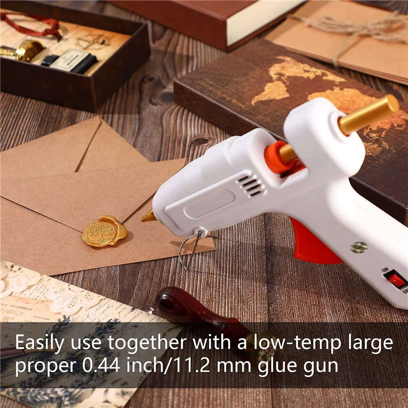 40 قطعة من أعواد الشمع الغراء، أعواد غراء تذوب بالحرارة لختم ختم الشمع، رسالة، دعوات الزفاف، بطاقات عيد الميلاد