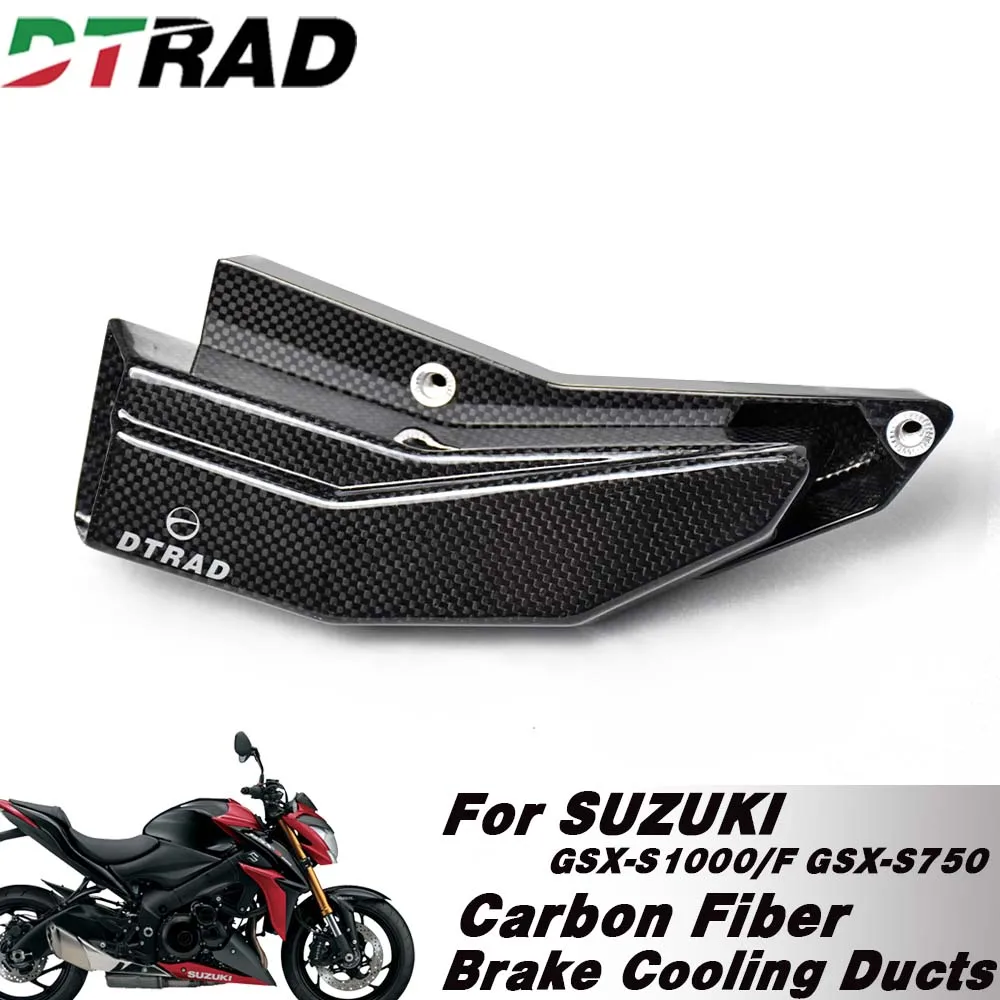 

Carbon Fiber Brake Air Guide Cooling Ducts Caliper Radiator For SUZUKI GSX-S1000 2016-2018 GSX-S1000F 2018 GSX-S750 2018-2019