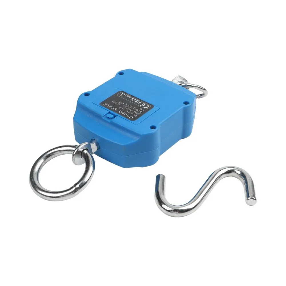300kg handheld electronic crane scale portable hook scale with aluminum alloy shell lcd screen and long standby time
