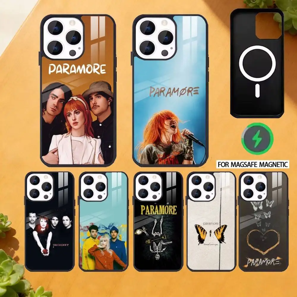 

P-Paramore R-Rock Band Phone Case For iPhone 17,16,15,14,13,12,Plus,Pro,Max for Magsafe Magnetic Wireless Charging