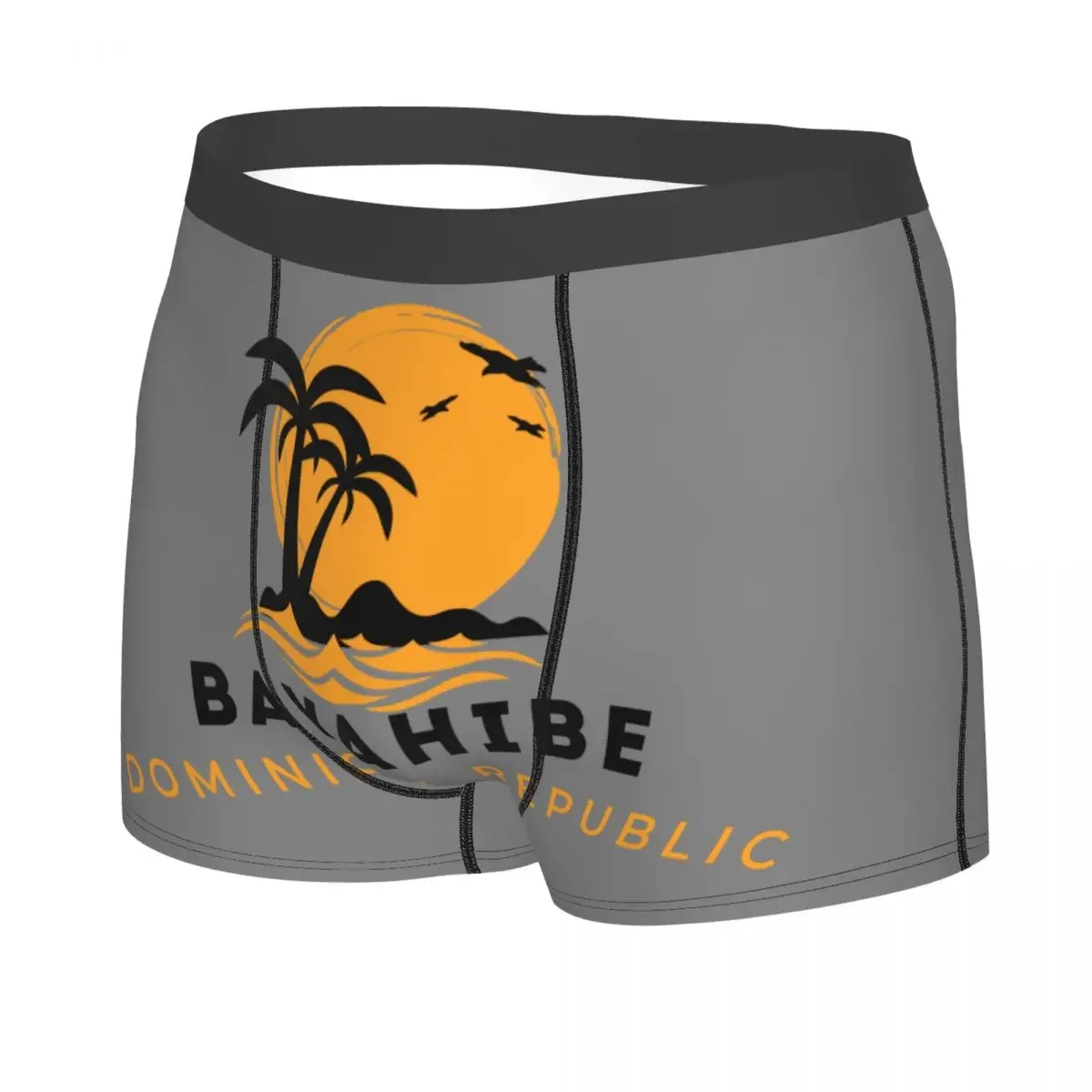 Benutzer definierte coole bayahibe domincan Republik Boxer Shorts Höschen männliche Unterhosen Stretch Slips Unterwäsche