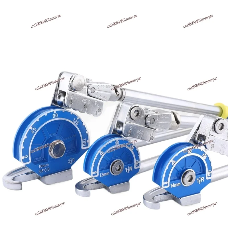 Manual Stainless Steel Tube Bender for 8/10/12/14/16mm Copper Aluminum Steel Pipes