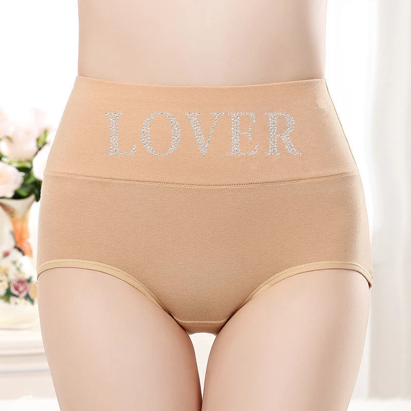 4Pcs/Set Sexy Female Underwear Women Set High Waist Lingeries for Woman Women\'s Panties Soft Lingerie Fitness Sports Briefs Cozy