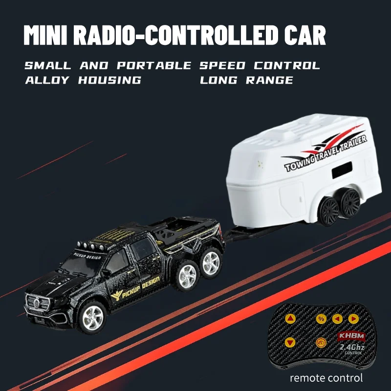 Neues RC-Auto, MINI-Legierung, 1/64 ferngesteuertes Auto, bequem zu tragen, 60 Minuten Arbeitszeit, Kindergeschenke, elektronisches Spielzeug