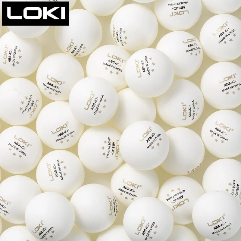 

Мячи для настольного тенниса LOKI 3 звезды, с швом, 40+ мм, из нового прочного материала ABS, с высоким отскоком, для клубных тренировок