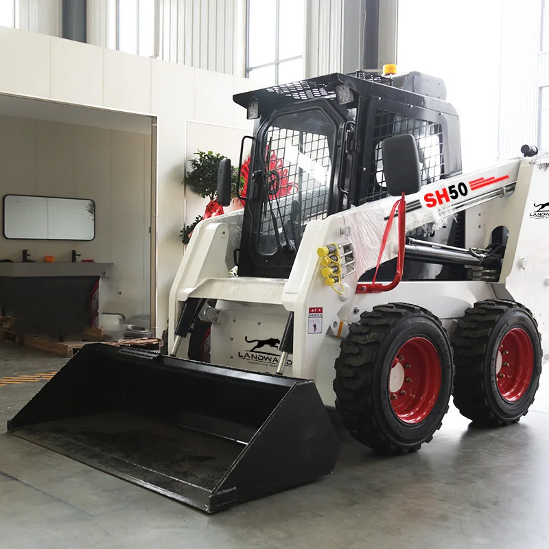 China Manufacturer Certified Factory Skid Loader Mini Skid Steer Loader For Sale skid steer track loader Customized