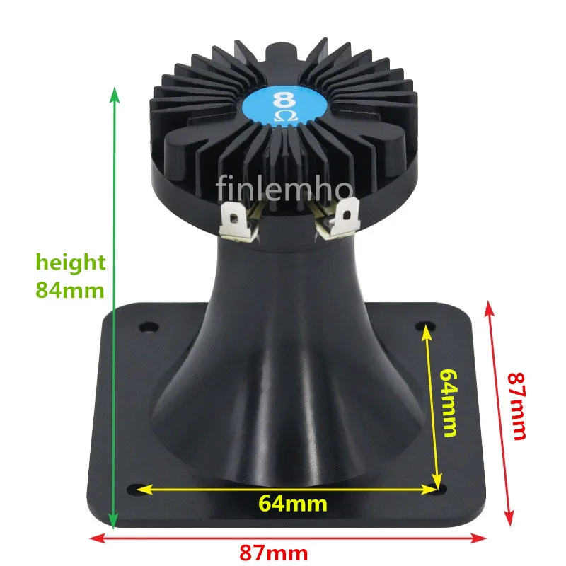 1PC ลำโพงทวีตเตอร์25มม.Voice Coil 80W Peak Treble HiFi สำหรับ DJ เสียงบันทึกสตูดิโอโฮมเธียเตอร์