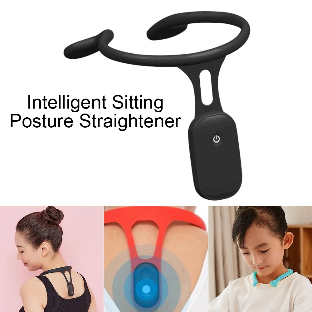 Smart Posture Corrector Device Realtime Monitoring  Correct Posture Sitting Straighten Back For Adult and Child Back Posture Hot