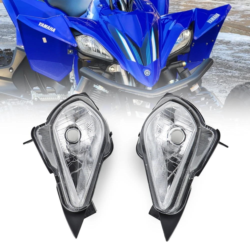 

2x Headlight Housing Shell No Bulb for Yamaha Raptor 250 700 350 YFZ 450R YFZ450X Wolverine 350 450