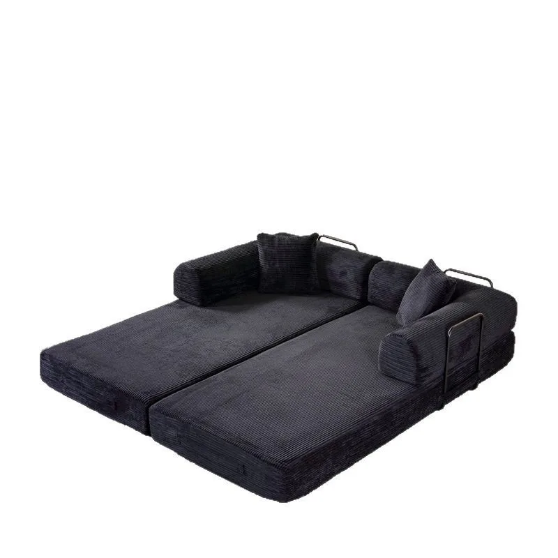 Multifunctional folding sofa bed dual-purpose living room vacuum compression sofa high-density sponge lazy sofa