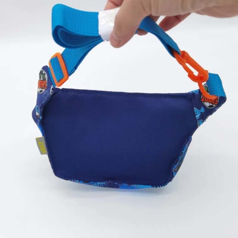 Desenhos animados de futebol fanny pack, bolsa pendurada, casual, fofo, ombro, inclinação, unicórnio, escola primária