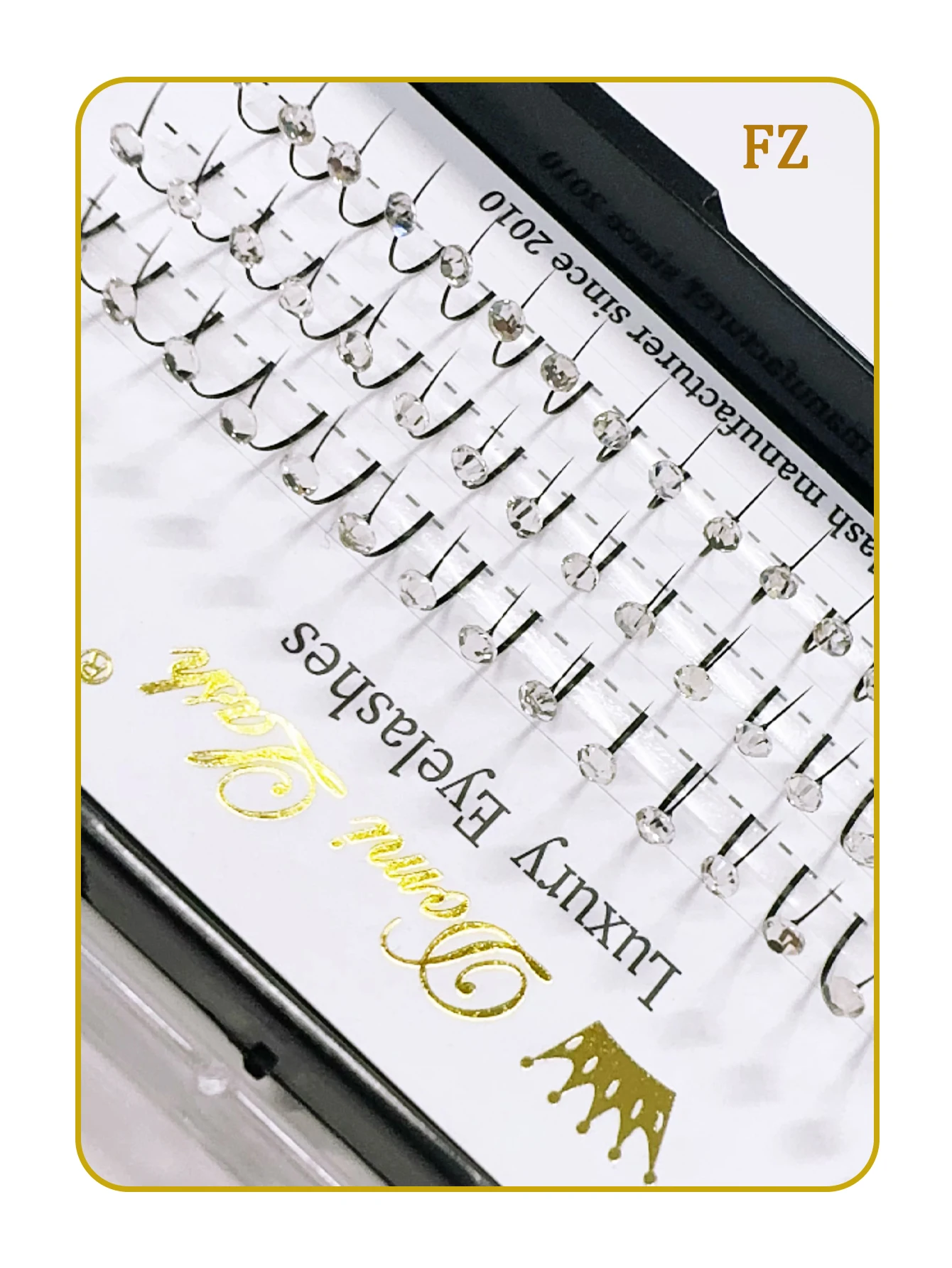 Domi 3D Glitter False Eyelashes Christmas Individual Lash Clusters Halloween Party Makeup Lash Mink Natural Fairy Spike Lashes