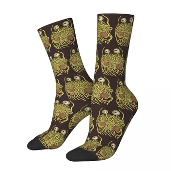 Flying Spaghetti Monster Pastafarian Tee Socks Harajuku calze di alta qualità calze lunghe per tutte le stagioni accessori regali Unisex