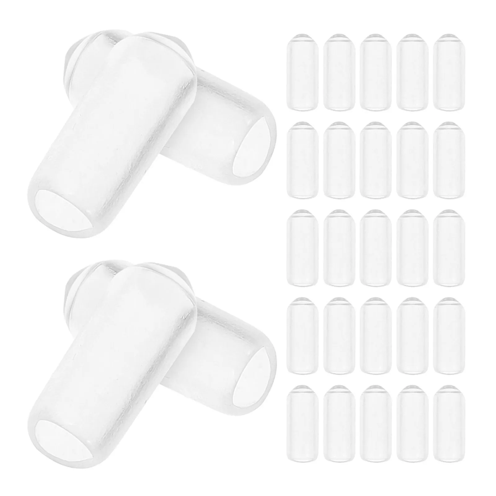 

200Pcs Headband Rubber End Caps Hair Band Accessories Replacement Tips Protective Covers for Headband Ends Hair Band End Caps
