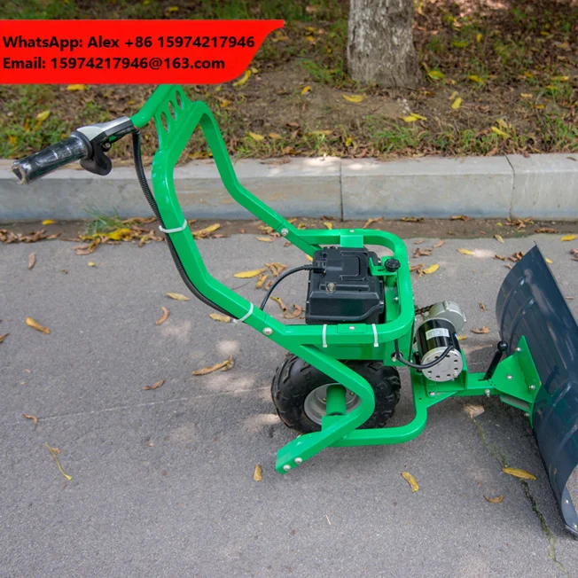 New Electric Shovel - Effortless Remote Control Snow Plow Road Snow Thrower Snow Removal Robot