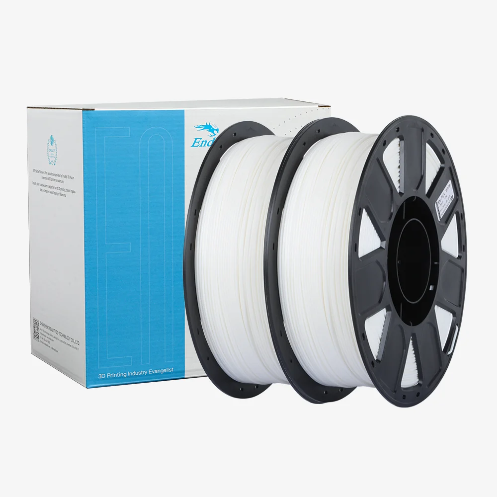 Creality 3D Printer Filament 2 Pack Bundle 2kg Ender PLA Filament For 3D Printing,No-Tangling,Strong Bonding&Overhang,+/- 0.02mm