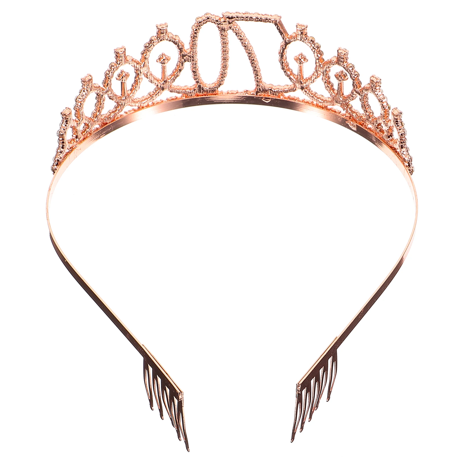 

Birthday Alloy Alloy Decor Bridal Hair Accessories Party Rhinestone Crown Birthday Crown Engagement Cake