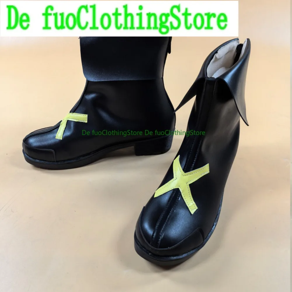 

Defuo Magical Girl Lyrical Nanoha Yagami Hayate Cosplay Shoes Anime Game Role-playing Halloween Party Costumes Shoes Boots