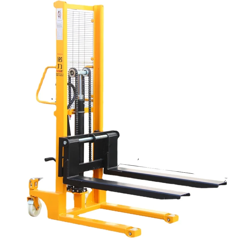 YY Manually-Operated Forklift Hydraulic Stacker Sfh1516 Small Lift Stacker