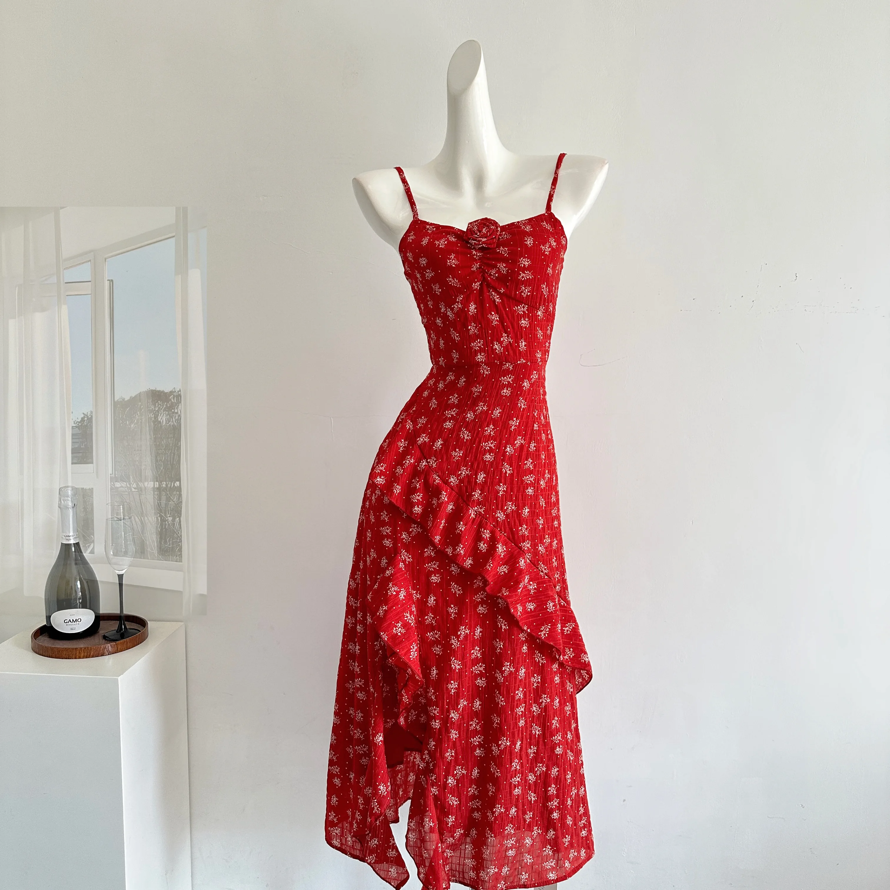 Red Floral Dresses … - image