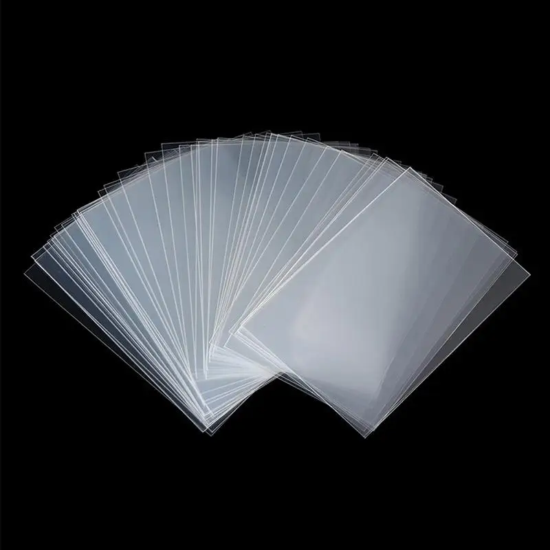 Clear Card Sleeves para Photocard, Protetor Holográfico, Film Album Binder, Acid Free, Pe Hr, Coréia, 3 polegadas, 50PCs