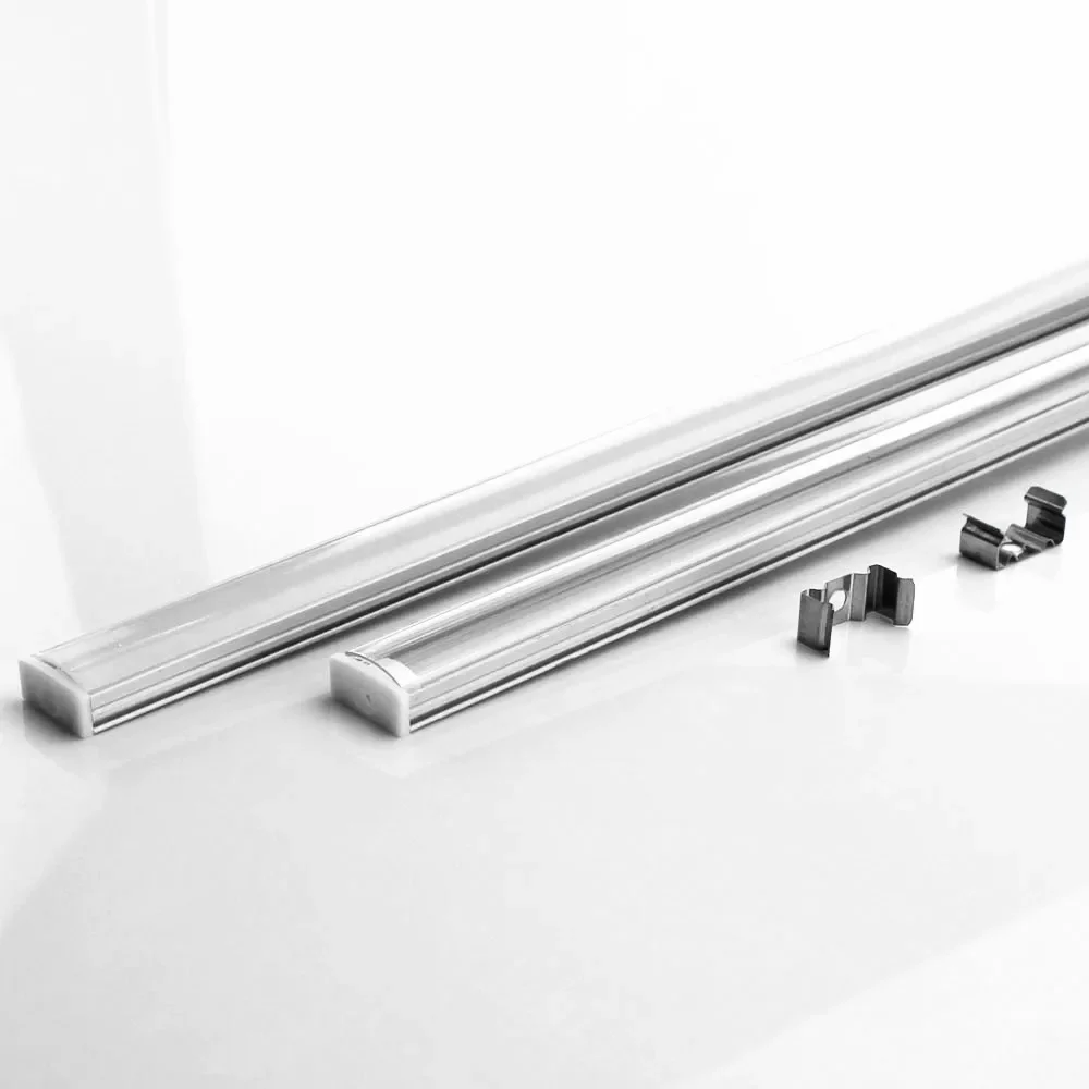 DHL 1 m LED strip aluminum profile for 5050 5630 LED hard bar light led bar aluminum channel housing with cover end cover