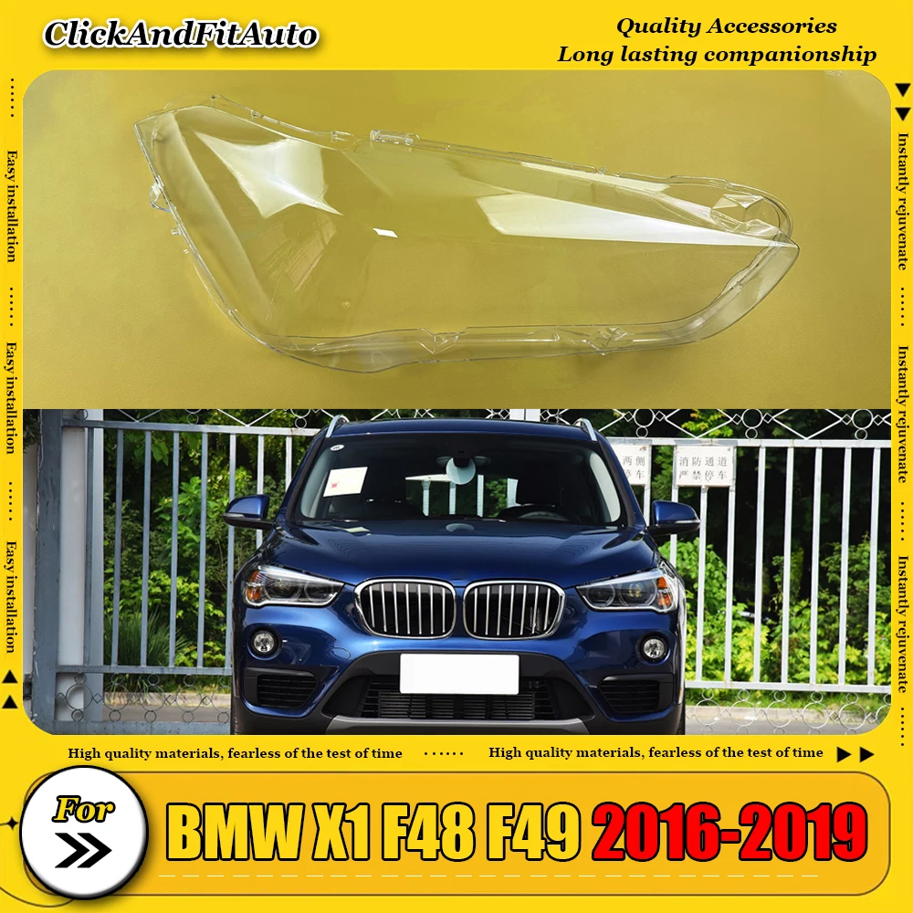 

Headlamp Cover Transparent Lamp Headlight Shell Lens Plexiglass Replace The Original Lampshade For BMW X1 F48 F49 2016-2019