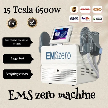 EMSzero 6500w NEO RF Máquina 2025 Corpo Escultura EMS Zero 15 Tesla HIEMT 5 Alça