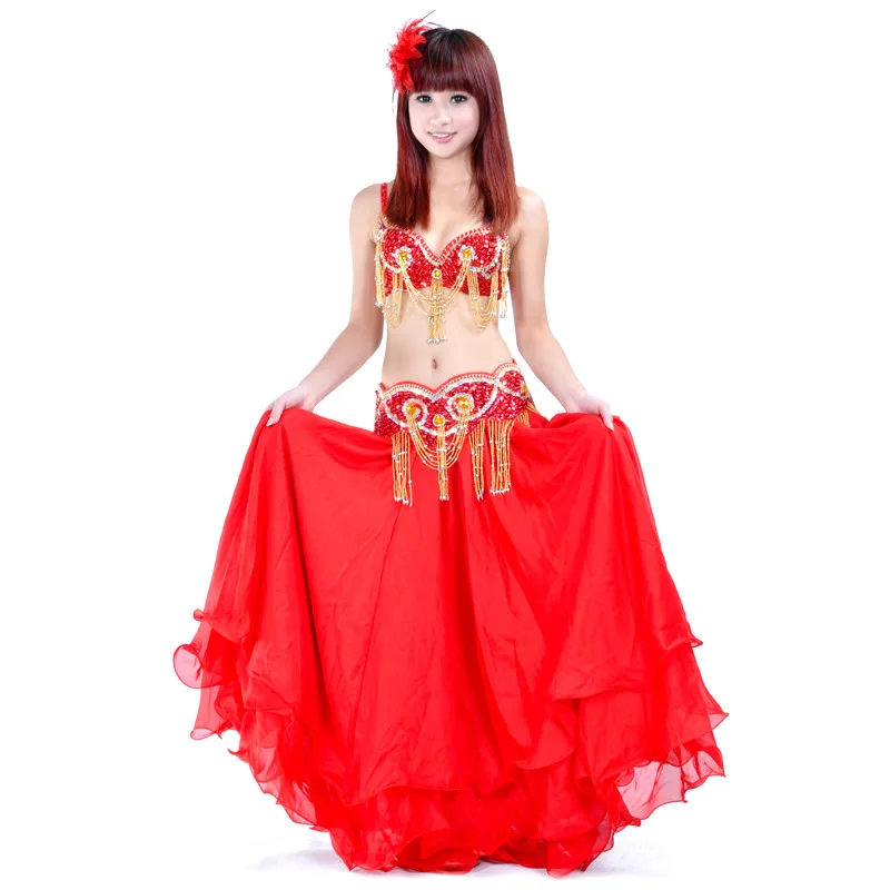 Traje de dança do ventre personalizado, técnica de bordado de contas, sexy, borla, conjunto de performance