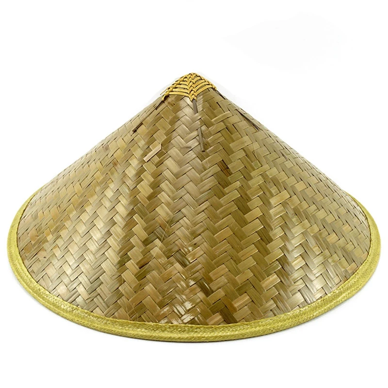 

A69G-Adult Deluxe Coolie Hat, Bamboo, Oriental Hat, Unisex