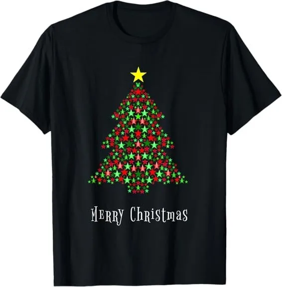 

NEW LIMITED Christmas Tree Celebration Merry XMas T Shirt S 3XL