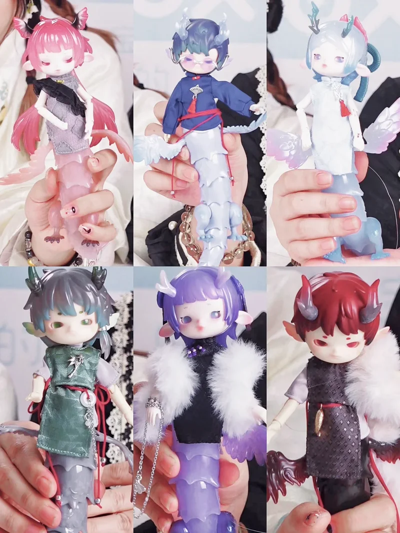 

Коробка сокровищ Penny's Ying Long Dream Series BJD кукла слепая коробка милый подвижный орнамент ручной работы коллекция фантастических существ